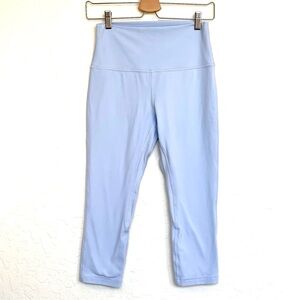 Lululemon Women’s Size 6 Align HR Crop Leggings Light Blue LW6BGHS